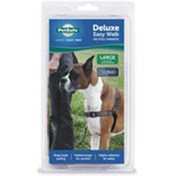 Pet Safe Deluxe Easy Walk Harness, Large - Gray 536241